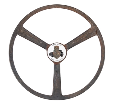 1920s Wells Co. Babe Ruth Branded Steering Wheel